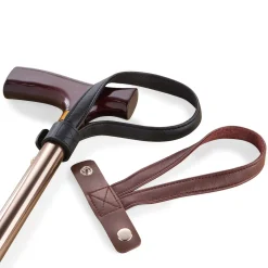 Die moderne Hausfrau Stockschlaufe braun