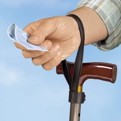 Die moderne Hausfrau Stockschlaufe braun