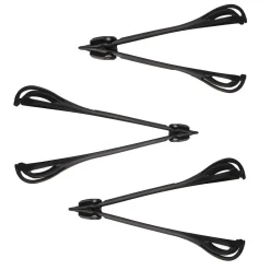 Die moderne Hausfrau STONELINE 4 in 1 Multifunktionales Schneebesen Küchenzangen Set | 3-teilig