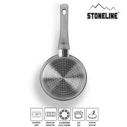 Die moderne Hausfrau STONELINE Bratpfanne 14 cm | ohne Deckel - Grau