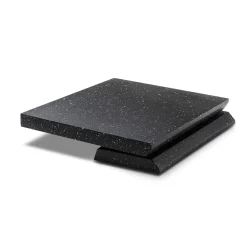 Die moderne Hausfrau STONELINE Edelstahl Messer Set 5-teilig mit Messerblock | Schwarz