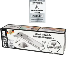 Die moderne Hausfrau STONELINE Gemüsehobel Set 9-teilig | Grau