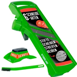 Die moderne Hausfrau STONELINE Gemüsehobel Verstellbar Set 3-teilig | Grün