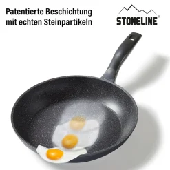 Die moderne Hausfrau STONELINE Made in Germany Bratpfanne 28 cm | ohne Deckel