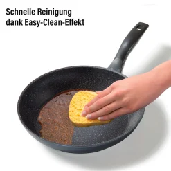 Die moderne Hausfrau STONELINE Made in Germany Bratpfanne 28 cm | ohne Deckel