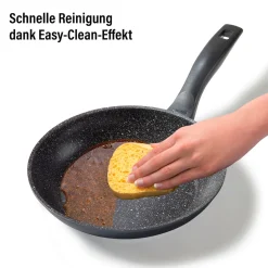 Die moderne Hausfrau STONELINE Pfannen-Set 2-teilig 24/28 | ohne Deckel