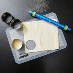 Die moderne Hausfrau STONELINE Silikon Backmatte 29,5x21 und 42x29,5 cm Set 2-teilig