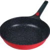 Die moderne Hausfrau STONELINE SMART Bratpfanne 28 cm | ohne Deckel - Rot