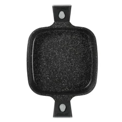 Die moderne Hausfrau STONELINE SMART Servierpfanne Eckig 24 cm | mit Deckel