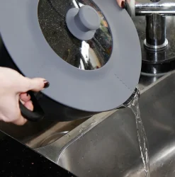 Die moderne Hausfrau STONELINE Universal Glasdeckel 16/18/20/22/24/26/28 | Grau