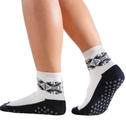 Die moderne Hausfrau Stoppersocken mit Wolle