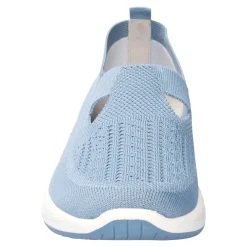 Damen Die moderne Hausfrau Stretch-Ballerina „Aktiv“ blaugrau