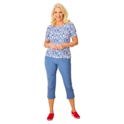 Damen Die moderne Hausfrau Stretch-Ballerina „Aktiv“ rot