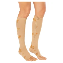 Die moderne Hausfrau Stützstrumpf "Schmetterling", 1 Paar