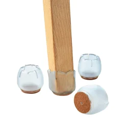 Die moderne Hausfrau Stuhlbeinkappen, 4 Stück mittel