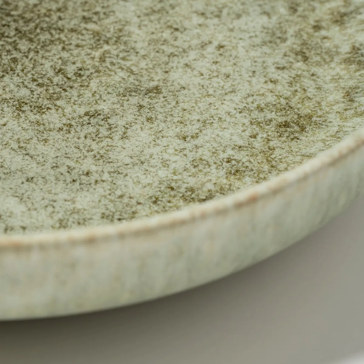 Die moderne Hausfrau Suppenteller-Set, Steinzeug Moos'N'Stein Grün