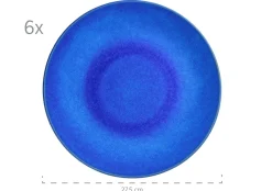 Die moderne Hausfrau Tafelservice, Keramik OSSIA Dunkelblau