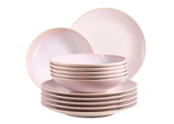 Die moderne Hausfrau Tafelservice, Keramik OSSIA Sand, Hellblau