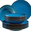Die moderne Hausfrau Tafelservice, Keramik OSSIA Königsblau