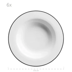 Die moderne Hausfrau Tafelservice, Porzellan Nola