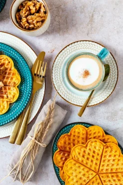 Die moderne Hausfrau Tafelservice, Porzellan Prospero Weiß