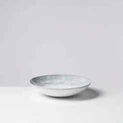 Die moderne Hausfrau Tafelservice, Steinzeug TIEFER SEE Grau / Weiß