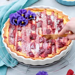 Die moderne Hausfrau Tarteform 27 cm, Keramik KITCHEN TIME Weiß