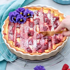 Die moderne Hausfrau Tarteform 27 cm, Keramik KITCHEN TIME Grau