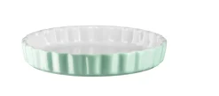 Die moderne Hausfrau Tarteform 27 cm, Keramik KITCHEN TIME Grün
