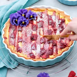 Die moderne Hausfrau Tarteform 27 cm, Keramik KITCHEN TIME Blau