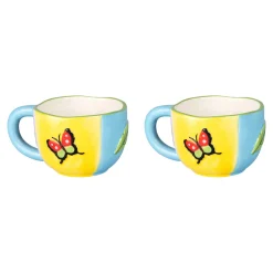 Die moderne Hausfrau Tassen-Set „Sommer“, 2 Stück je 330 ml