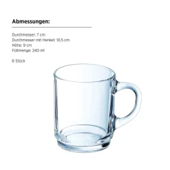 Die moderne Hausfrau Teeglas-Set -