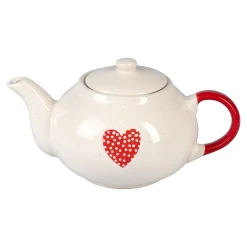 Die moderne Hausfrau Teekanne „Herz“, 1,2 l