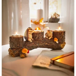 Die moderne Hausfrau ﻿Teelichthalter „Igel-Freunde“