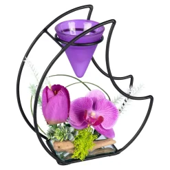 Die moderne Hausfrau Teelichthalter „Violet Spring“