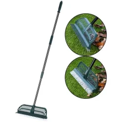 Die moderne Hausfrau Teleskop-Rechen „2 in 1“