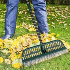 Die moderne Hausfrau Teleskop-Rechen „2 in 1“