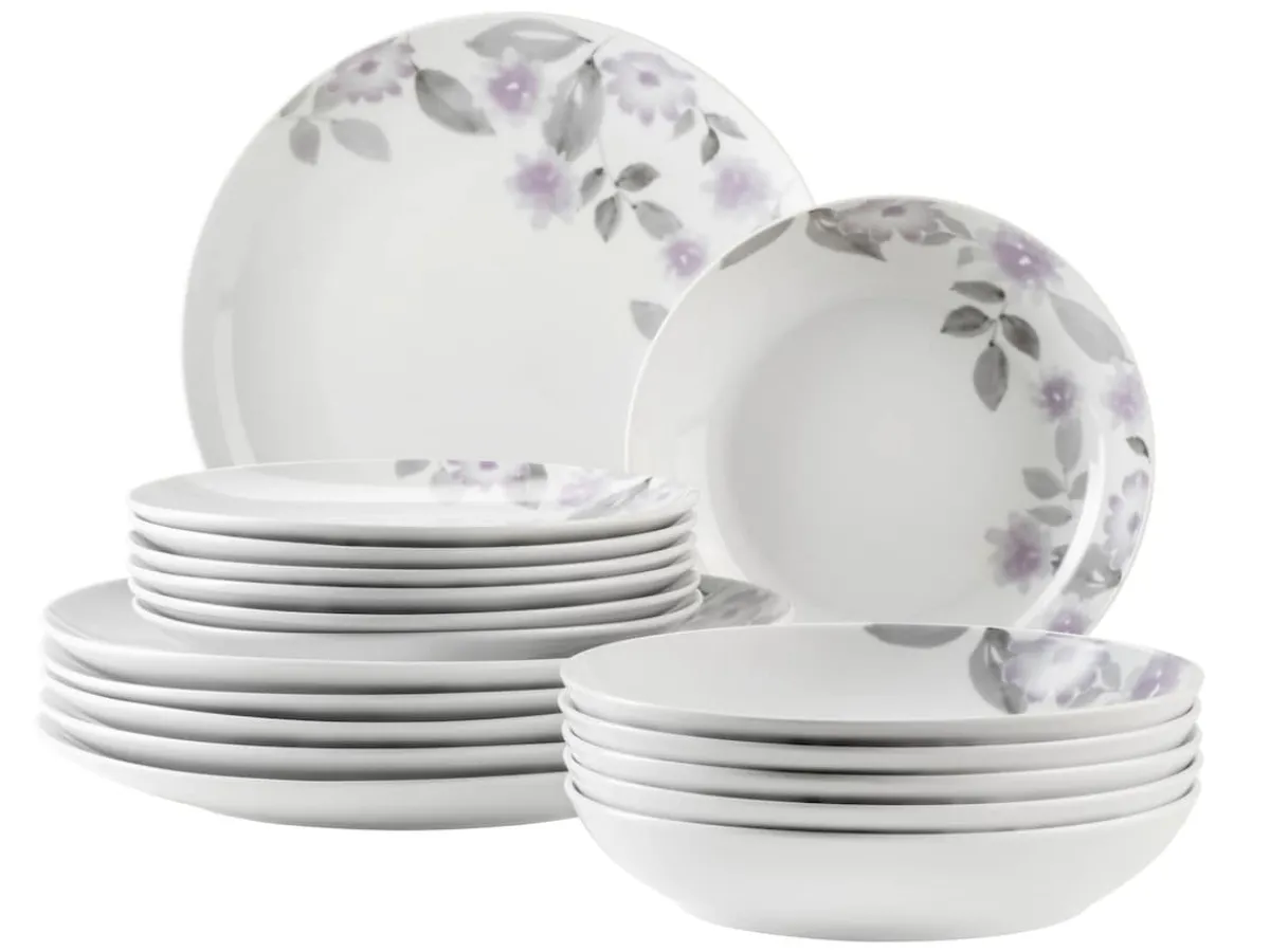 Die moderne Hausfrau Tellerset, Porzellan Sono