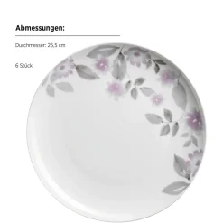 Die moderne Hausfrau Tellerset, Porzellan Sono