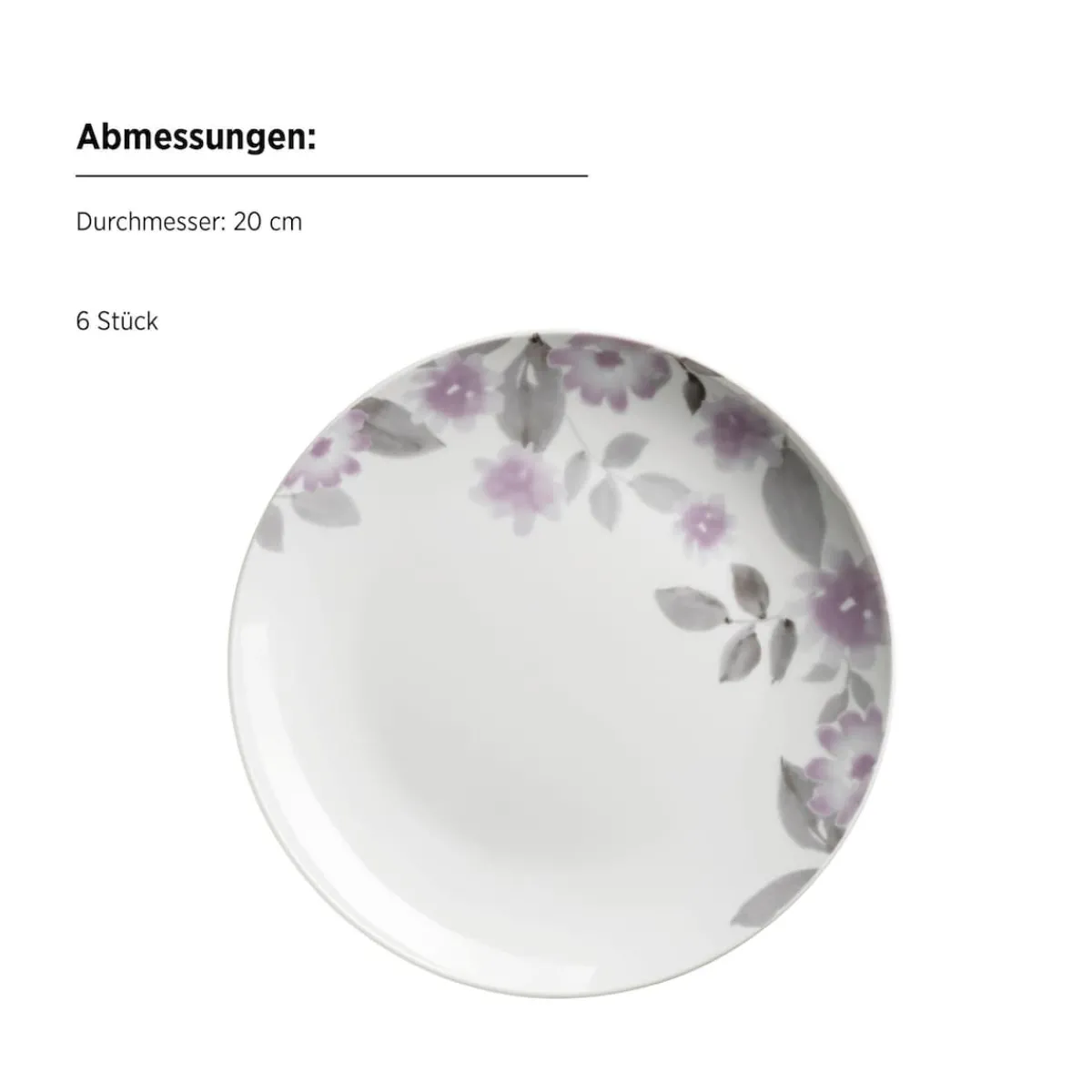 Die moderne Hausfrau Tellerset, Porzellan Sono