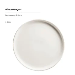 Die moderne Hausfrau Tellerset, Porzellan Taya