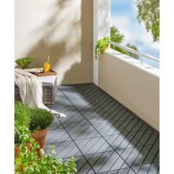 Die moderne Hausfrau Terrassenfliesen, 8 Stück = 0,72 m² Design 3