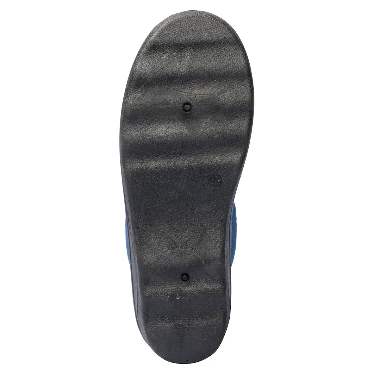 Damen Die moderne Hausfrau Thermo-Hausschuh „Fleur“ blau