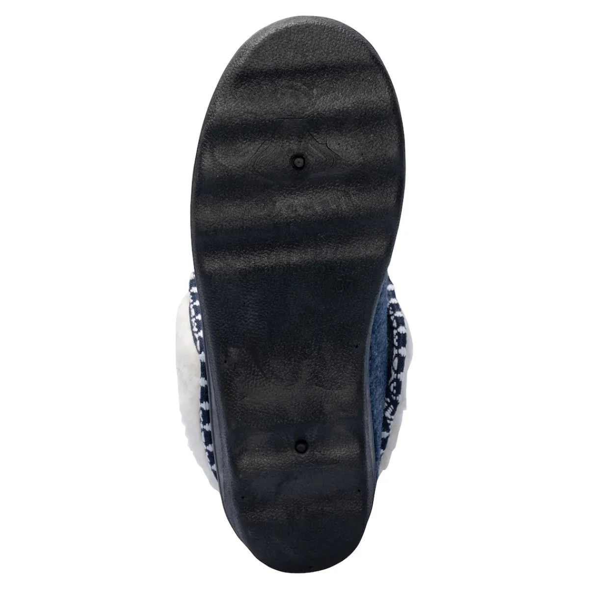 Damen Die moderne Hausfrau Thermo-Hausschuh "Helga" mit Wolle