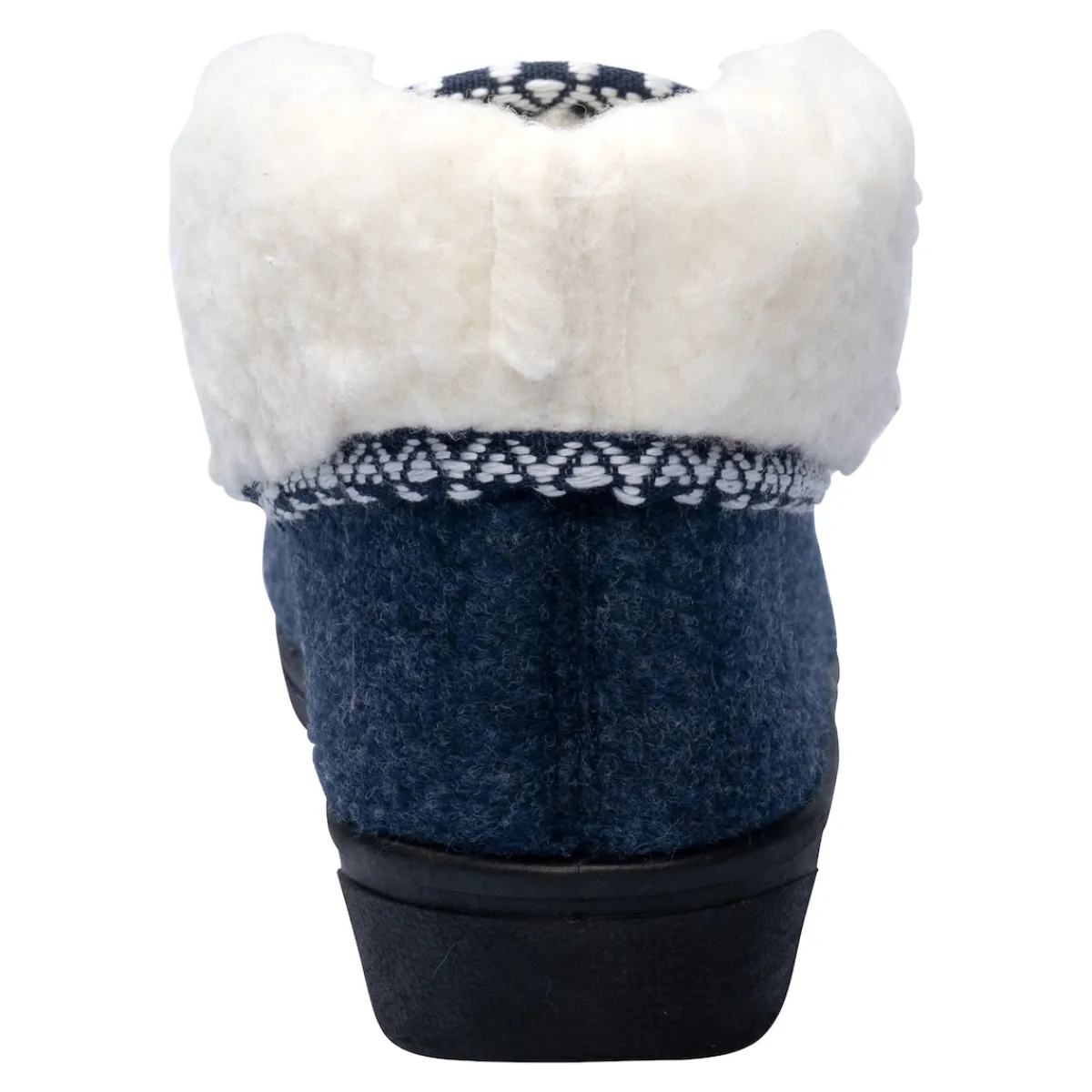 Damen Die moderne Hausfrau Thermo-Hausschuh "Helga" mit Wolle