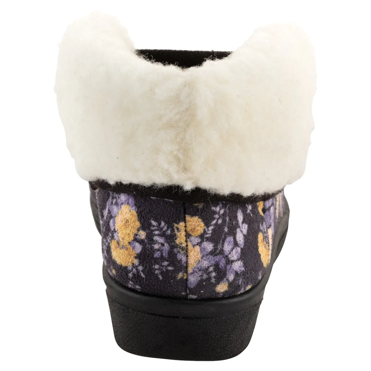 Damen Die moderne Hausfrau Thermo-Haussschuh "Blumen"