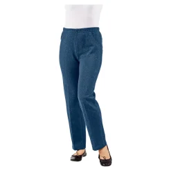 Damen Die moderne Hausfrau Thermohose "Elke" blau