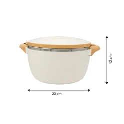 Die moderne Hausfrau Thermoschüssel beige