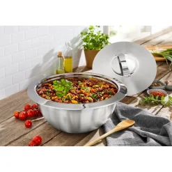 Die moderne Hausfrau Thermoschüssel mit Deckel, Edelstahl 3 l