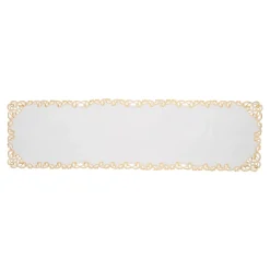 Die moderne Hausfrau Tischläufer „Elegant“, 140x40 cm